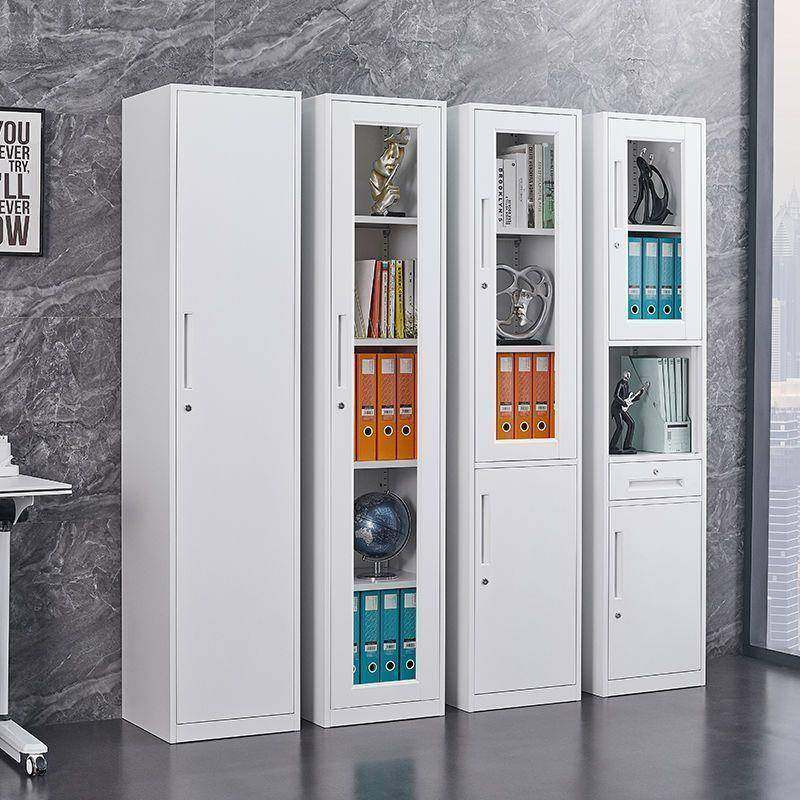 办公室夹缝储物柜钢制件门文柜铁皮单窄默认带柜家用玻璃门书柜衣,商业/办公家具,办公储物柜,淘宝优惠券,粉丝福利购,淘宝优惠卷