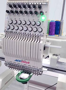 绣启鸿头单自全ZRN动电脑花机