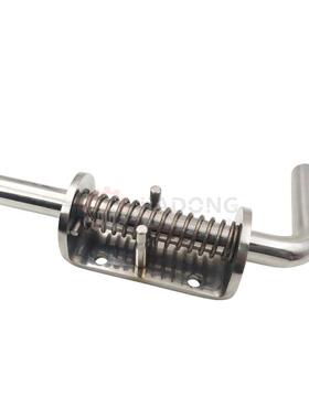 304不钢簧插销加厚机械设备柜CX408门汽车货车锈车厢弹重插型销门