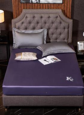 60支长棉贡绒1缎素色床笠单件43019全棉纯棉色纯酒店.2米1.5/1.8