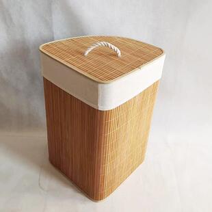 家用玩具收纳-箱桶竹编带盖衣布艺可折叠整理衣物脏脏衣筐洗篓衣