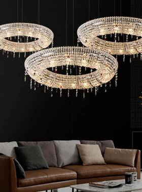 2025年新意大利水奢RJL晶吊灯计师餐厅客厅设轻酒店大厅款艺术前