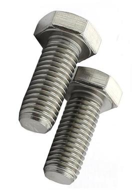 美制JDS钢外角螺栓304不锈六角头螺丝I全牙ANSB18六.2.1