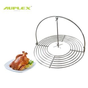 不锈钢烤鸡架户外BBQ炉陶瓷烧烤肉AU-CR烟熏鸭架支烤配件现货