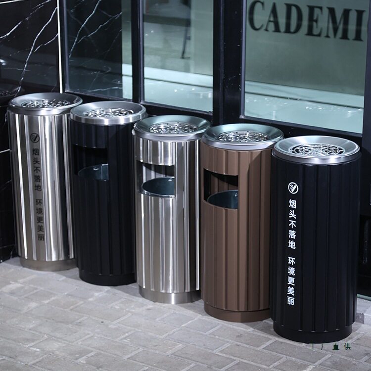 吸烟区灭烟垃圾桶酒店商场写字楼大堂梯口楼道大号立式烟灰缸商用