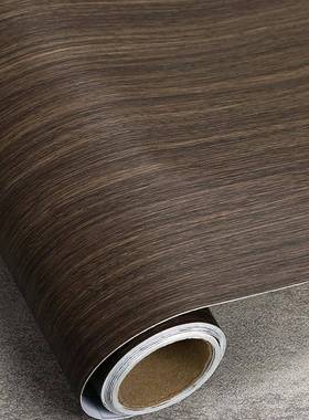 ?9HXK软加厚波音片pvc黑色仿纹贴纸自粘胡桃木音木F76HM86S箱家具