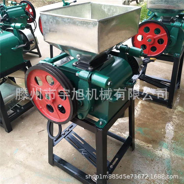 对辊粮食压扁破碎机大豆小麦花生
