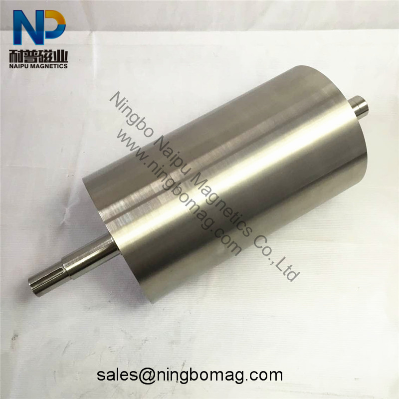 输送带强磁滚筒强磁辊滚筒式吸铁器永磁铁磁选机除铁器半磁滚筒