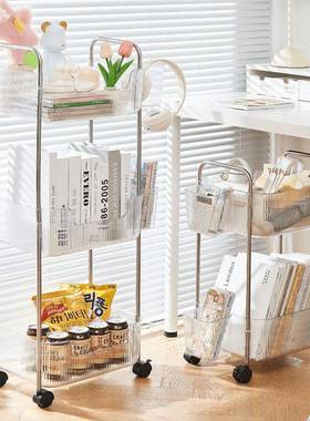 新款生移书架动置物学架落地客厅卧室宿舍简易74005儿童小收推车