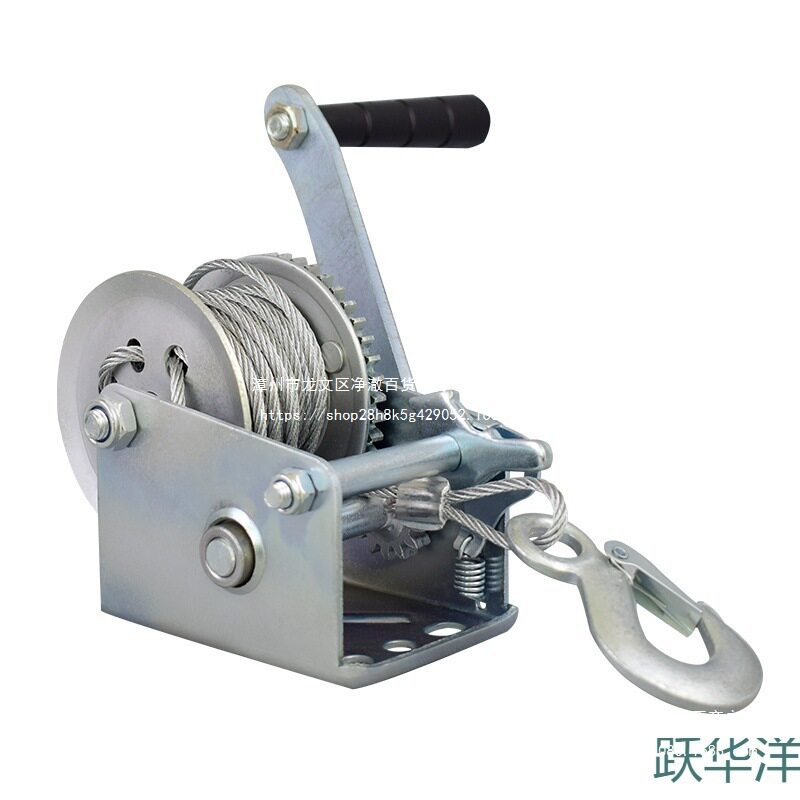 手摇绞盘家用小型牵引收卷器