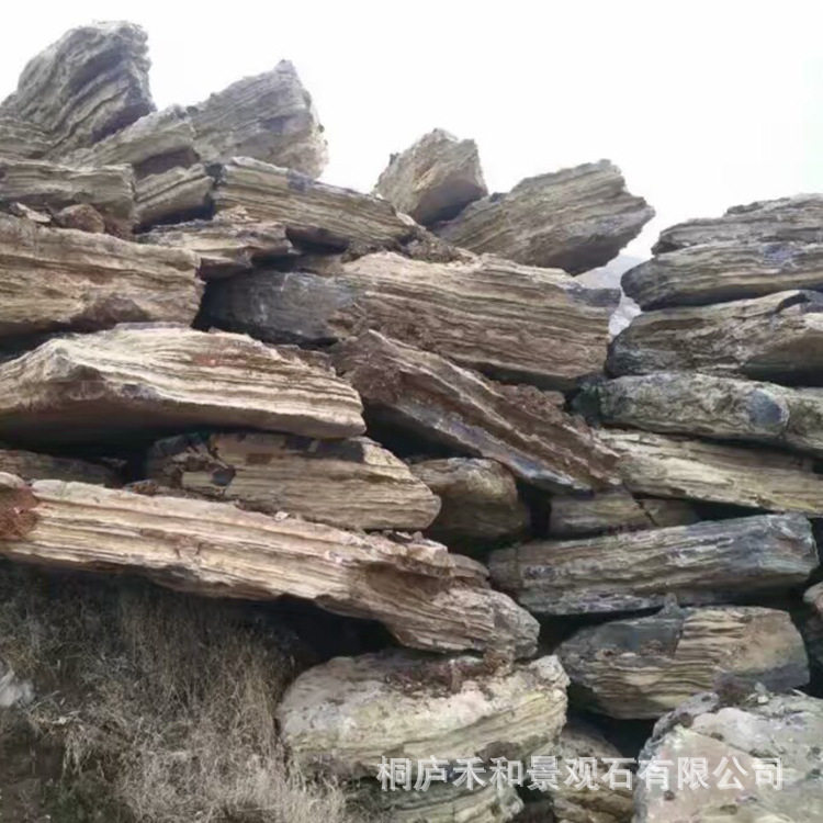 黄灰千层石龟纹石假山造景石