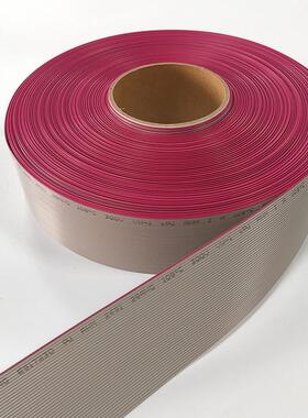 UL2651红灰排线28AWG7/边0.1277间913距1.2MM2-P64P