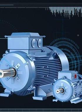 XA464BB电机马达M机2BA系列3加KW-4P清洗湿器专用小法兰电机