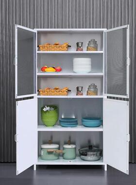 餐边柜AHA橱柜3不锈钢4纱网透气置柜物落地厨柜收纳0碗柜储物柜柜