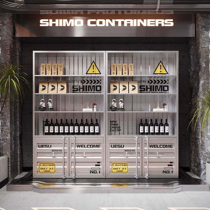 艺酒架酒XJD铁柜示架陈列柜餐厅饭店置物架展酒吧创意商展用红酒