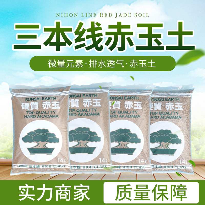 三本线赤玉土多肉土盆景土兰花土整包不含运费