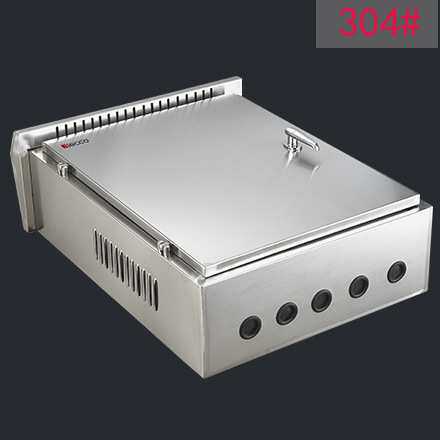 联谷304#不锈钢配电箱500*600*200mm/IP55电控室外防水箱(304#钢)