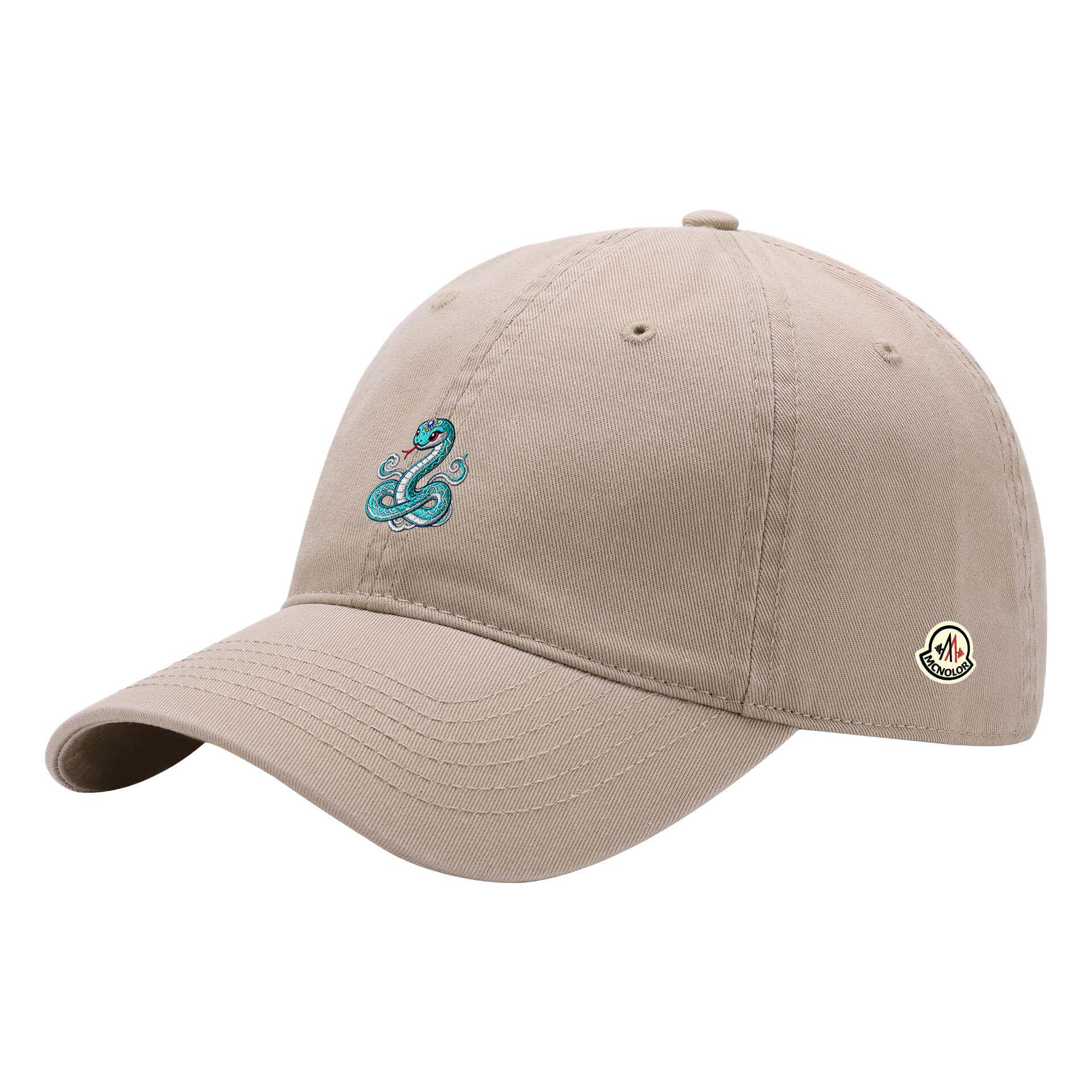 蒙口钢琴【官方直营】蛇年限定棒球帽男女款遮阳防晒帽百搭显脸小