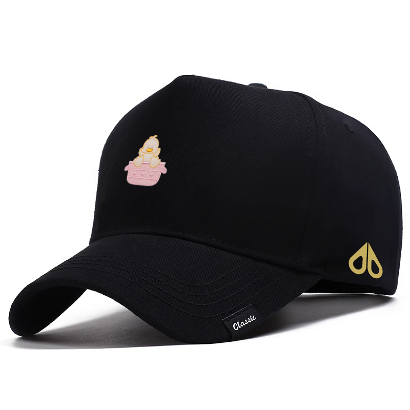 MOOSE新款韩版时尚休闲百搭简约男女同款硬顶遮阳棒球帽