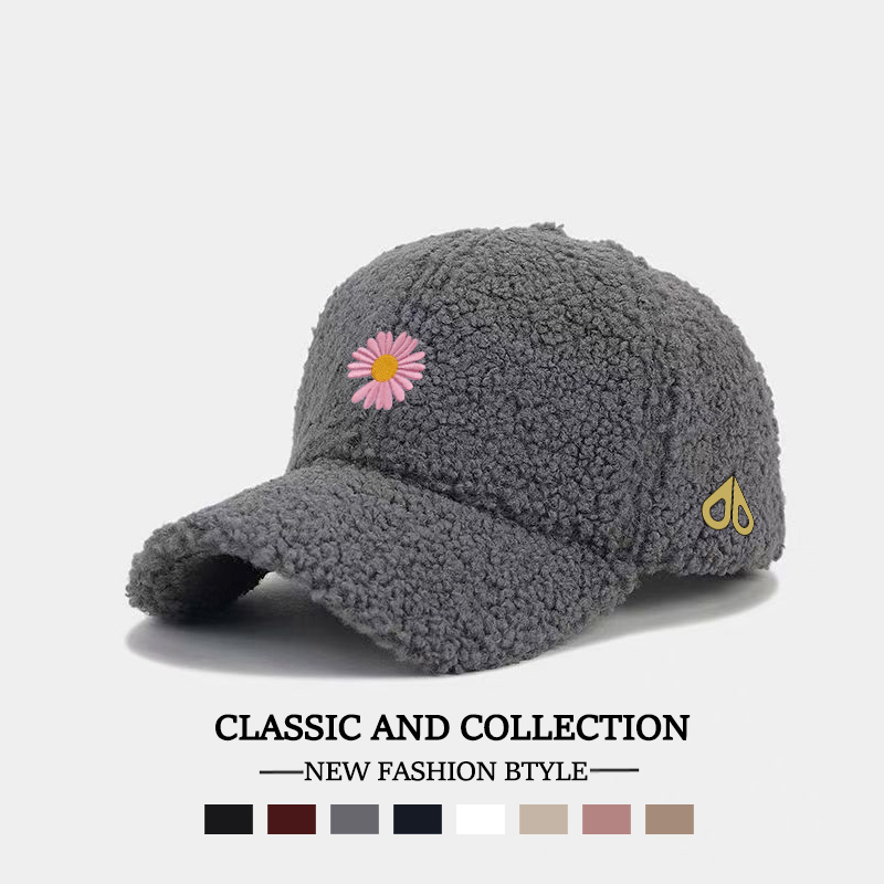 剪刀四季MOOSE韩版时尚休闲百搭简约秋冬羊羔绒保暖男女款棒球帽