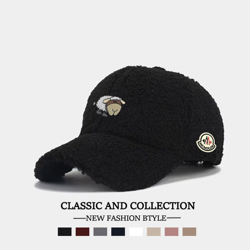 蒙口钢琴【官方直营】情侣百搭男女款棒球帽冬季保暖显脸小鸭舌帽