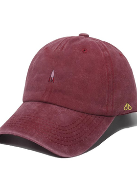 剪刀四季MOOSE韩版休闲时尚百简约搭男女同款硬顶水洗做旧棒球帽