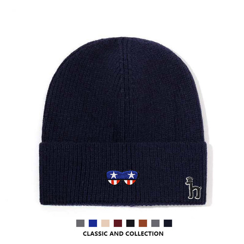 【官网正品】哈吉斯尼森百搭秋冬季针织帽保暖冷帽毛线帽