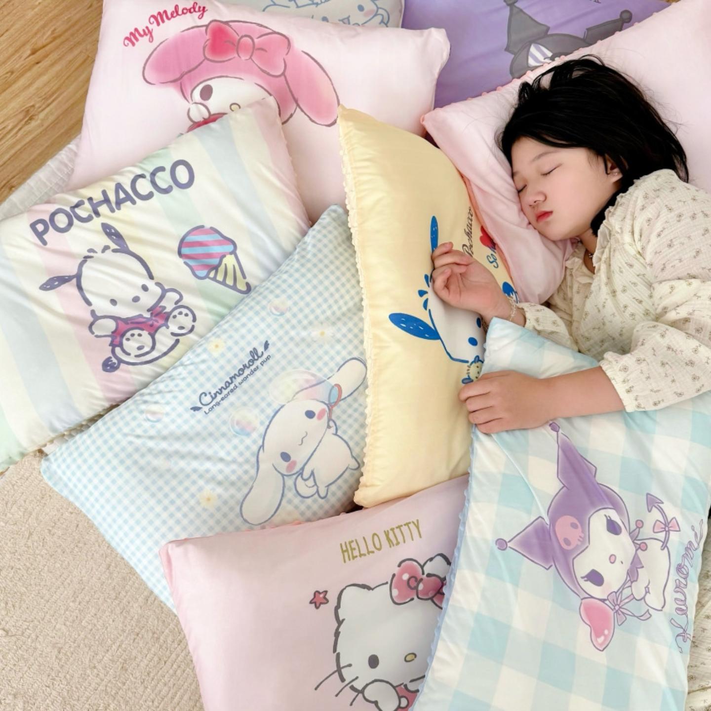 三丽鸥凉感枕头幼儿园枕芯卡通