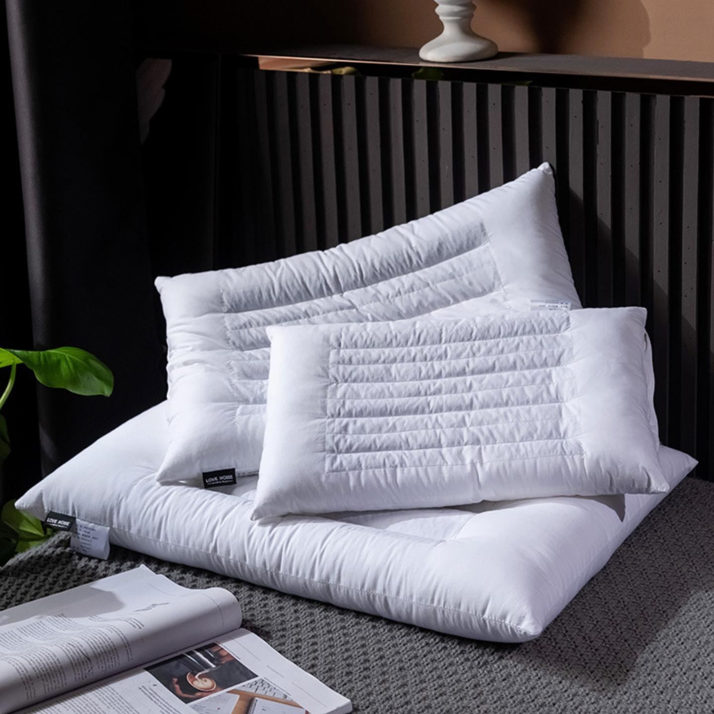 决明子矮枕芯低枕头护颈椎助单人睡眠幼儿童扁平整头学生薄款双人