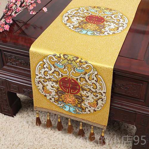 高档易必旭美式时尚咖简约欧式桌旗餐垫餐垫地中海桌啡桌椅旗床旗