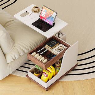 桌可移动推拉中小推车桌茶350几沙发边复古小子床头柜古风侧垒柜