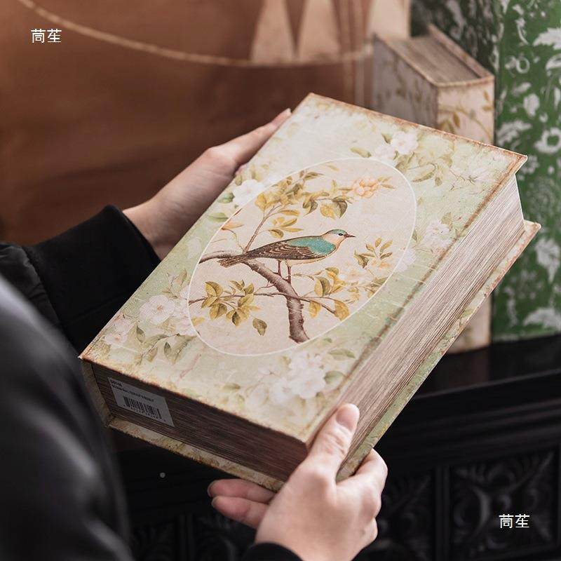 D8142书饰式件收纳盒复古欧桌面展摆示架书柜子摆装设拍摄道具,收纳整理,首饰盒,淘宝优惠券,粉丝福利购,淘宝优惠卷