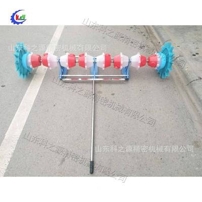 承包地播水稻ZYU点播机块手拉式水稻播型种器小单人作业稻种直机