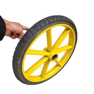 300 18手推两建929筑工地斗车轮免充气车实心轮胎加轮厚圈耐用耐