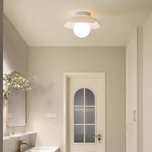 阳灯顶灯花朵吸灯法式奶油风顶入走户玄关现代73567简约廊过道魔
