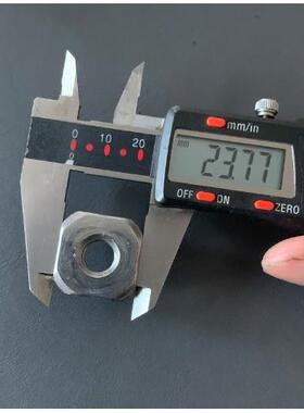 40不锈.钢非标四方1螺母23.14377x23.77内889厚7.79