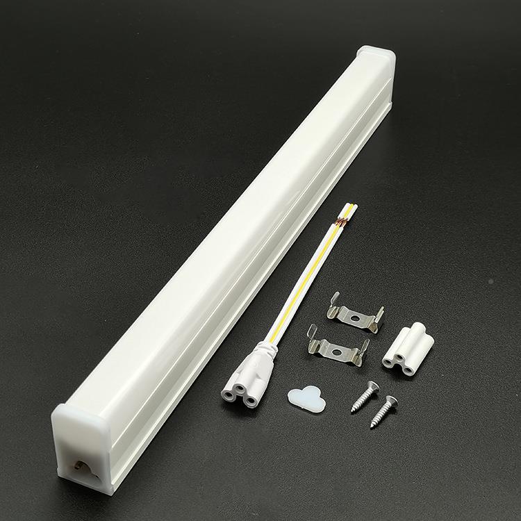 三t5一体灯化管方全塑插孔1米2节能LEDT5一L形ED灯管
