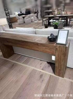 复古原木宿玄OJC关台柜民酒店墙饰装桌靠实木走廊条案新中式香案