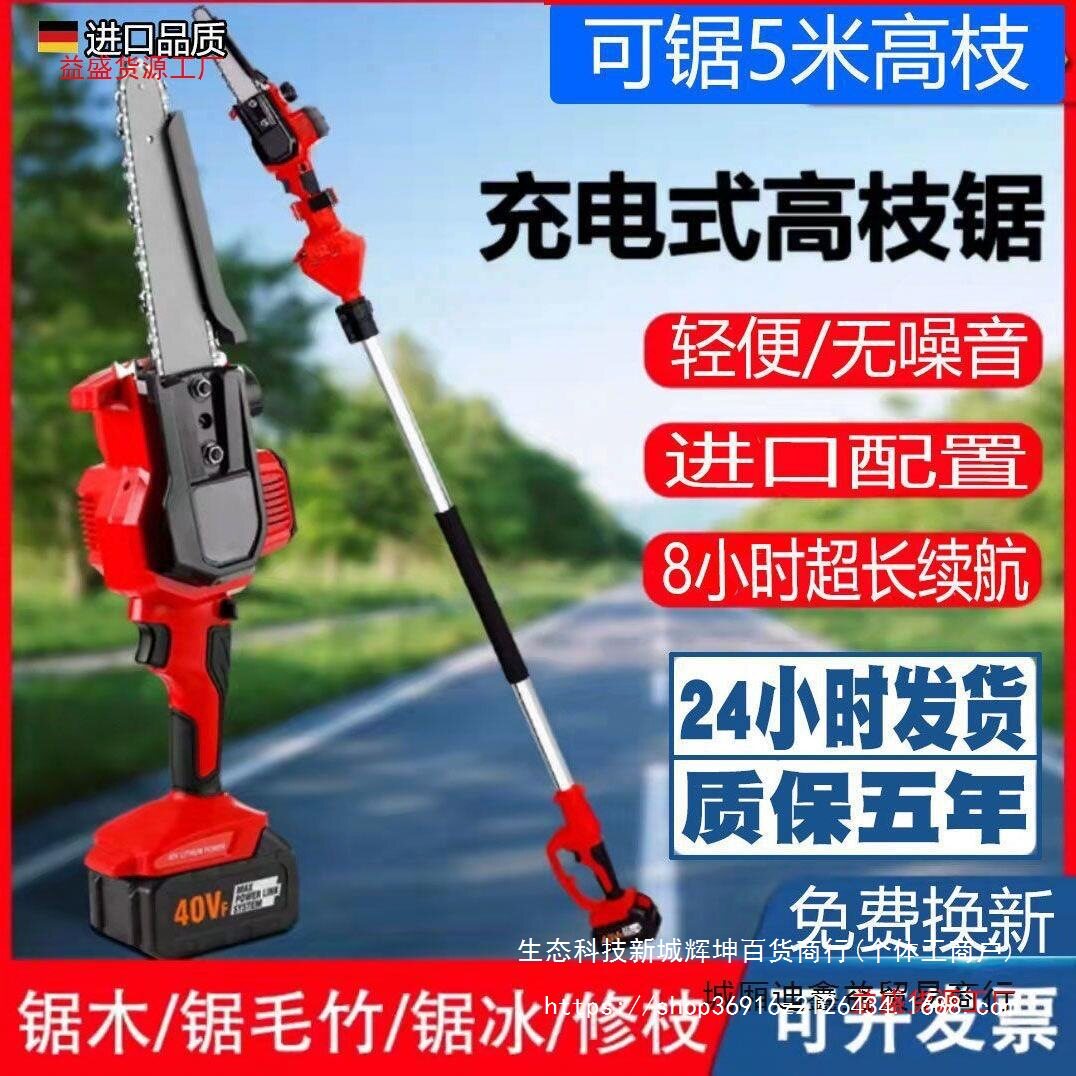 德国进口锂电伸缩高枝修枝锯