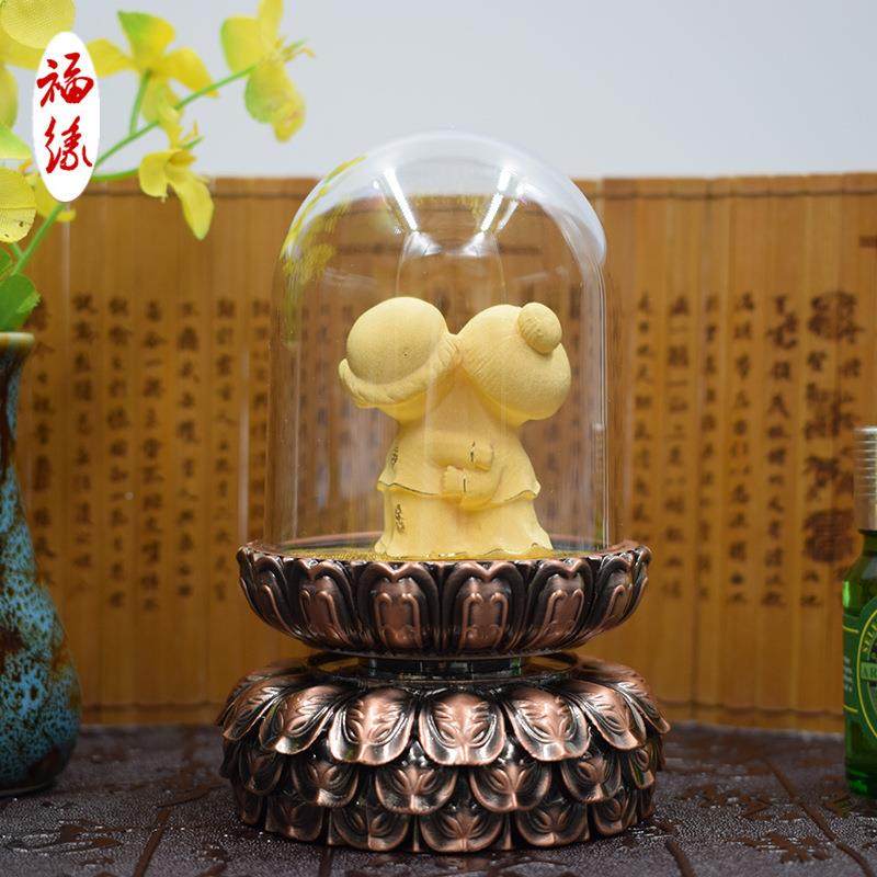 好绒沙金莲花底锌合金座车百年合XBP汽摆饰直销千足铸金防滑垫,家居饰品,装饰摆件,淘宝优惠券,粉丝福利购,淘宝优惠卷