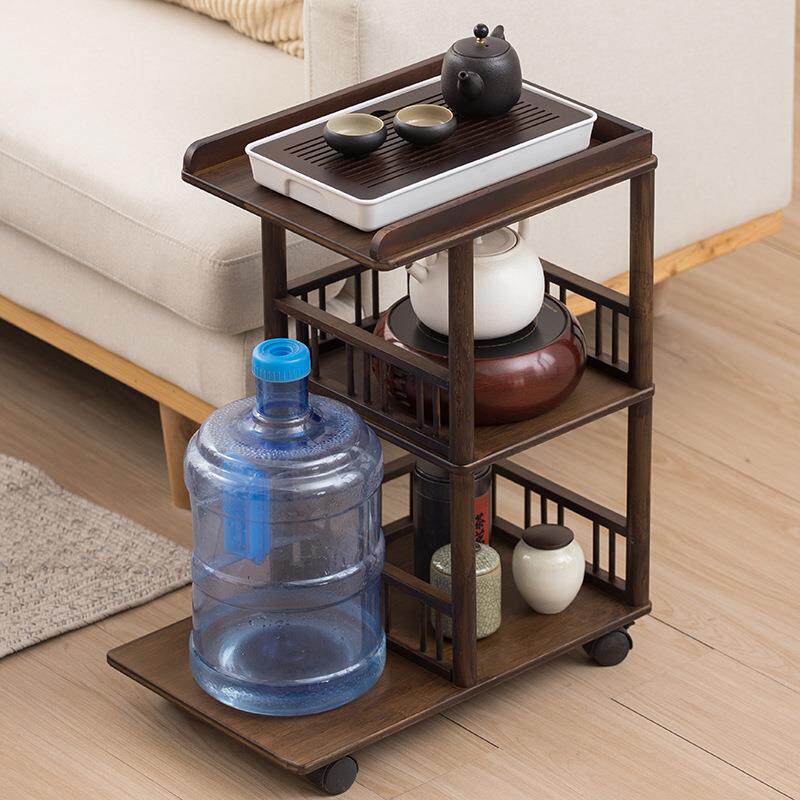 客移HZ-WLCSJ动茶台实茶桌柜沙发边几小边茶几小桌子木厅泡茶水架