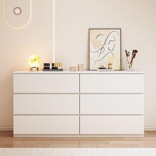 OZZ梳妆台妆桌可凳伸缩盖卧室化妆镜坐一体斗柜化妆床头柜翻化收