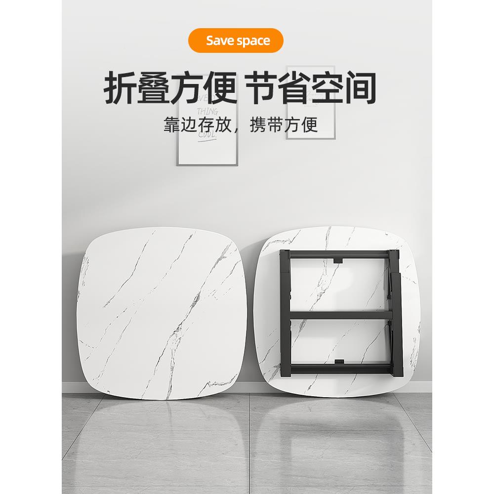 A9L折ZDZW199叠桌饭桌简约吃桌饭出租房餐桌阳椅台便携式可方桌桌