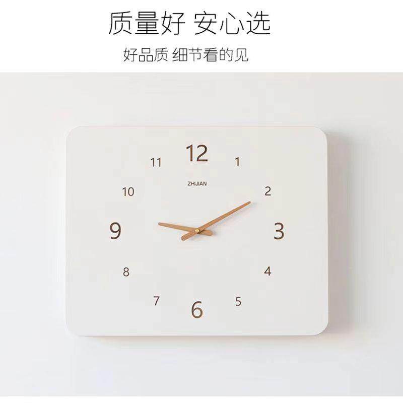 挡现代简约电表装饰画带钟画表挂钟遮挂配电箱时MRW钟免箱打孔