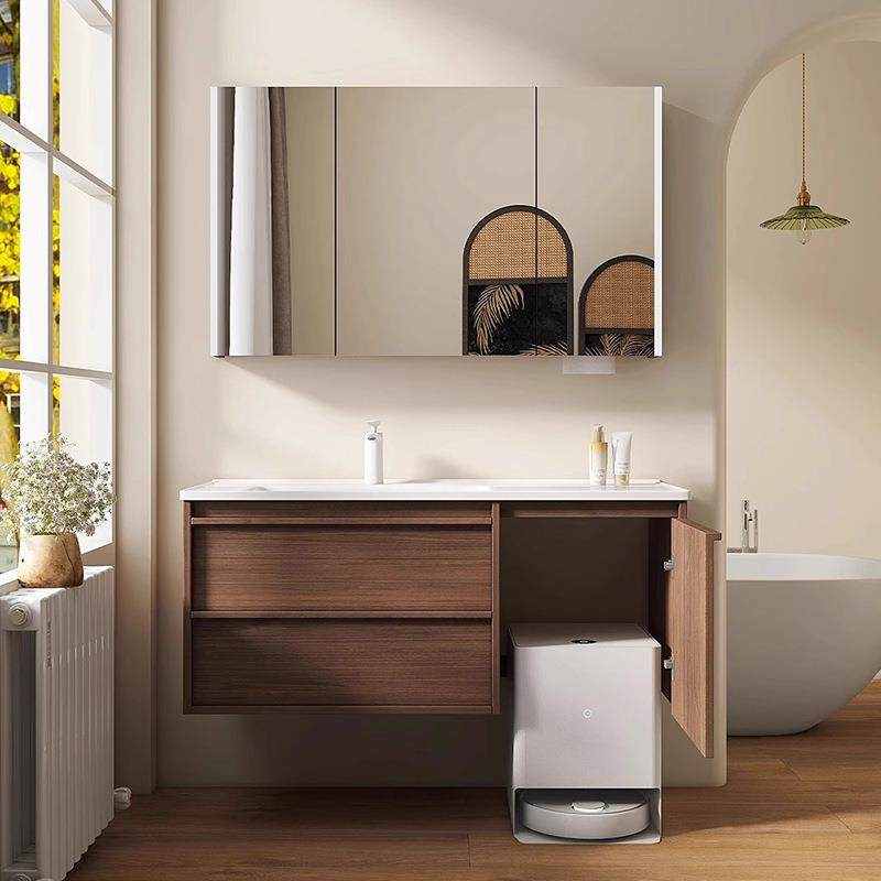 陶瓷一体池盆浴室智能柜储手藏48453扫地机器人洗漱洗脸盆智能收,家装主材,浴室柜,淘宝优惠券,粉丝福利购,淘宝优惠卷