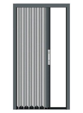 金刚网折叠纱门防猫狗铝缩蚊虫防盗万向轮隐形伸推OSM式合金拉纱