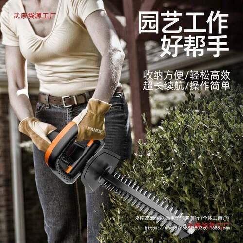 德国普锂朗德电动绿篱机充电式林电篱笆绿化剪枝机茶树MCF叶园直