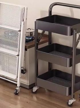 免装移动安小推PDD65296卫车厨地房折叠置物架浴室落多层收纳架生