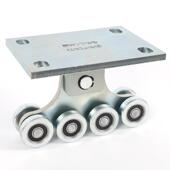 滑轮现组件货多规格道配轨工业悬浮门承823重高强件度承重