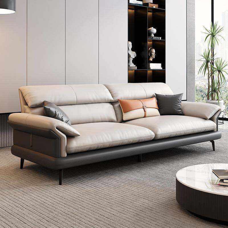 老板办公室接沙发式轻奢高档洽装无品牌/谈会意客待沙发茶几组合